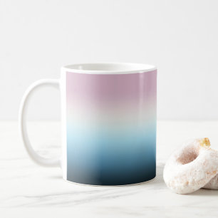Mug Pastel rose et bleu Dégradé Indigo Rose Ombre