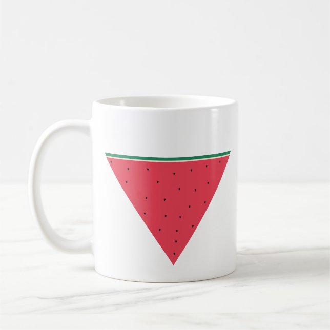 Mug Pastèque sur résistance inversée au triangle rouge (Gauche)