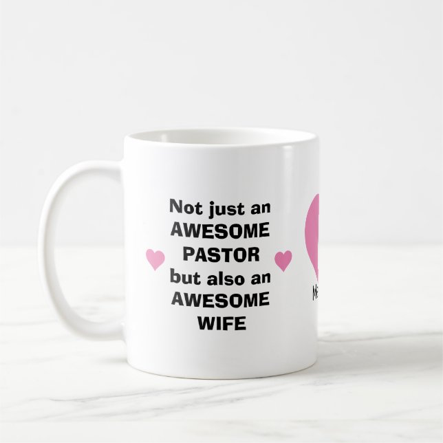 MUG PASTEUR PERSONNALISÉ ABSURDE FEMME (Gauche)