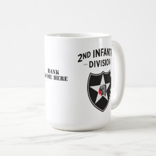 Mug Patch de la 2e division d'infanterie - personnalis