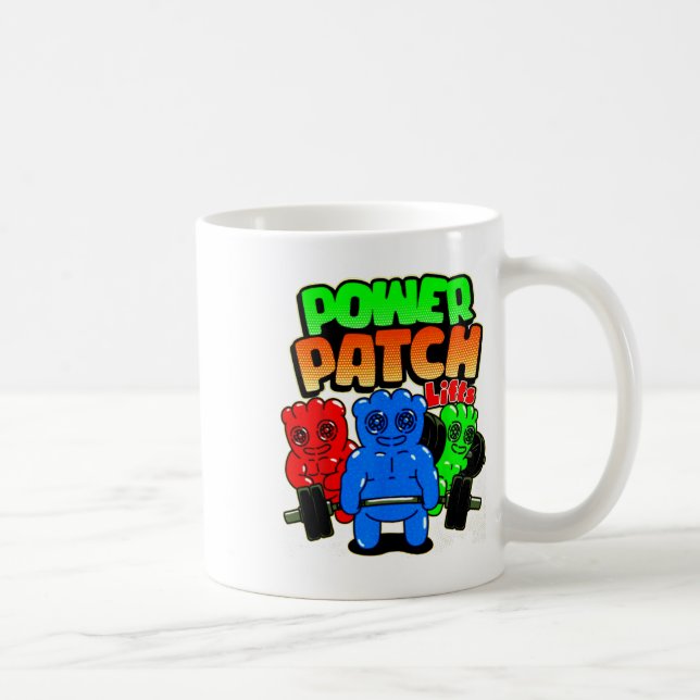 Mug Patch drôle de puissance pour la musculation de la (Droite)