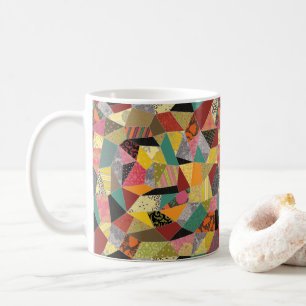 Mug Patchwork coloré d'édredon fol