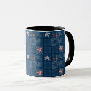 Mug Patchwork denim