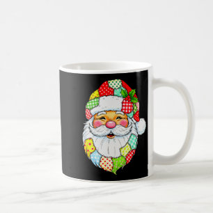 Mug Patchwork Noël Père Noël Hommes Femmes Vintage