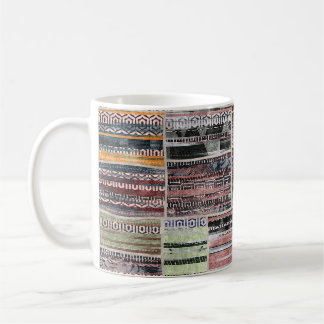 Mug Patchwork Quilt Collage Impression transparente.