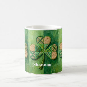 Mug Patchwork Shamrocks Saint-Patrick