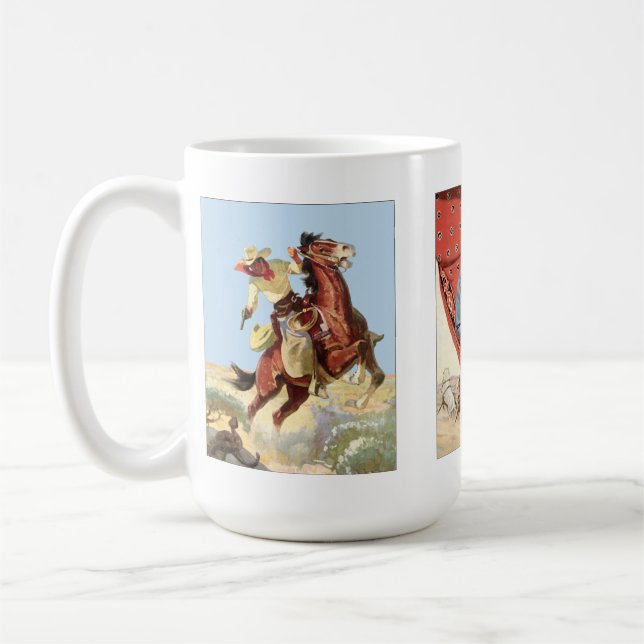 Mug Pâte spatiale de retour à la traîne Western Riders (Gauche)