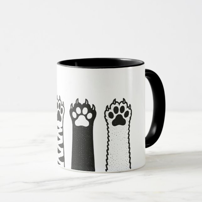 Mug Pâtes de chat (Devant droit)