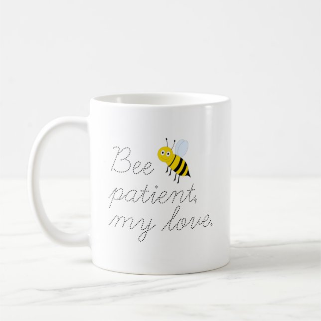 Mug Patient d'abeilles Mon amour Miel Abeilles café Mu (Gauche)