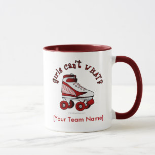 Mug Patinage de Roller Derby - Rouge