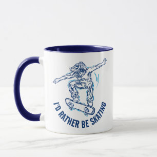 Mug Patinage En Milieu Air, Plutôt Patinage