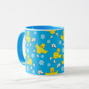 Mug Patinage sur glace Chick Snowflake Motif