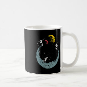 Mug Patineur lunaire patinant - Skateboard