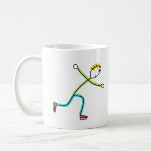 Mug Patineur sur glace en bâtonnets