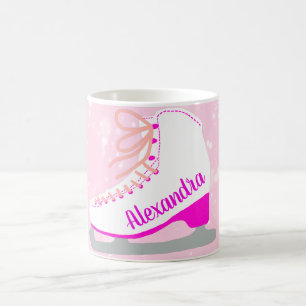 Mug Patineuse de glace à patinage artistique rose per
