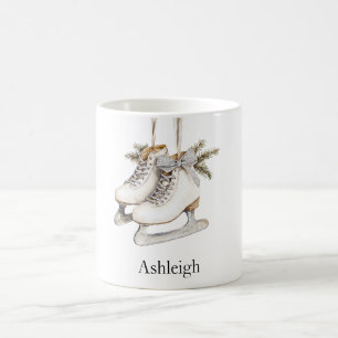 Mug Patins Glam en argent Noël