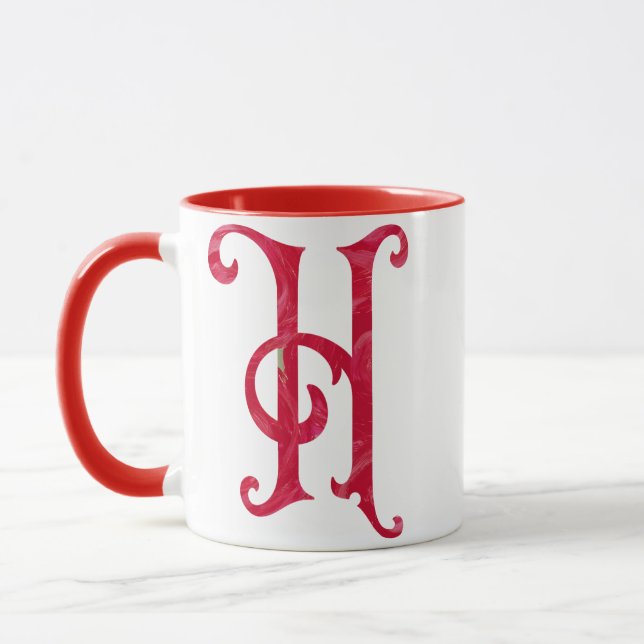 Mug PATRIMOINE -H- rougeâtre (Gauche)