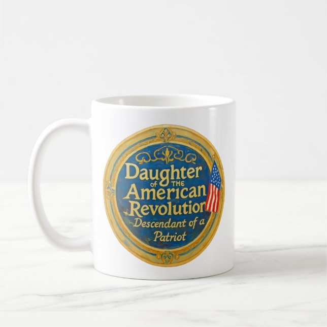 Mug Patriote descendant de la révolution américaine fi (Gauche)