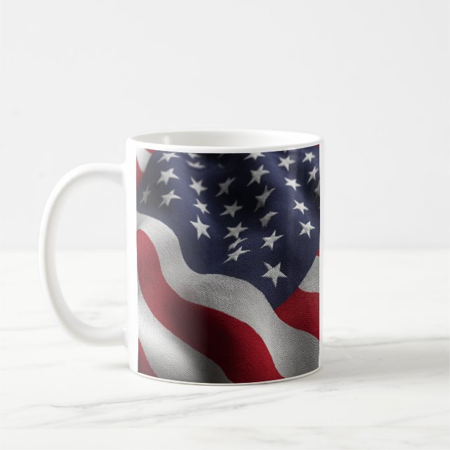 Mug Patriotic American flag (Gauche)