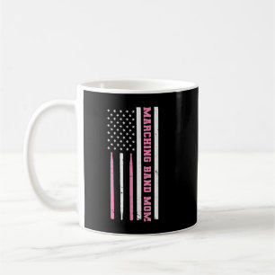 Mug Patriotic US American Flag Design Drumline Mère1