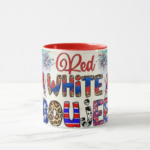 Mug patriotique 4 juillet USA Fête de l'Indépendan