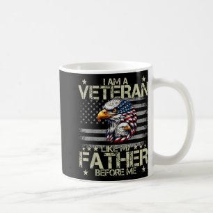 Mug Patriotique Je Suis Un Vétéran Comme Mon Père Avan