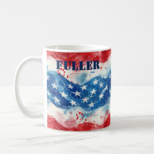 Mug Patriotique Militaire Amérique USA Souris Custom M