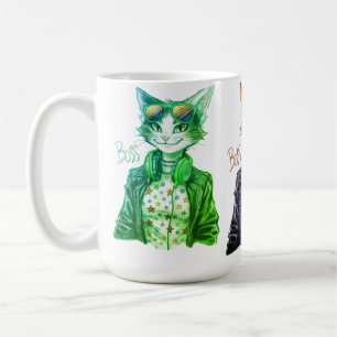 Mug Patron Chat Cool - Idée Cadeau Drôle pour Amateur