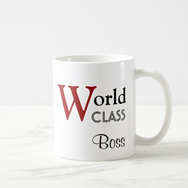 Mug Patron de classe du monde vous êtes les meilleurs (Droite)