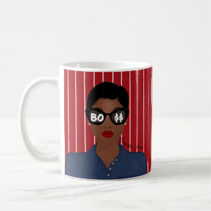 Mug Patron Dollar Signs Ajouter Nom Afro-Américain
