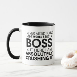 Mug Patron, je n'ai jamais demandé d'être le meilleur 