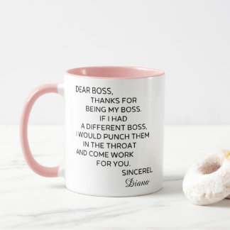 Mug Patron Personnalisé Drôle
