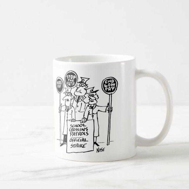 Mug Patrouille de passage à l'école Lollipop Grève hom (Droite)