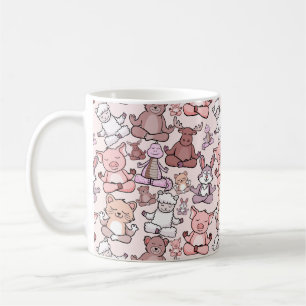 Mug Patter les yoga poses Yoga seamless pattern 48