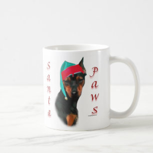 Mug Pattes de Père Noël de Pinscher miniature