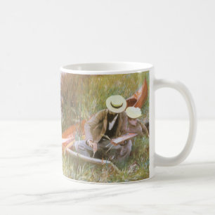 Mug Paul Helleu esquissant avec sa femme par JS Sargen