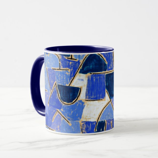 Mug Paul Klee artwork, Blue Night (Devant gauche)