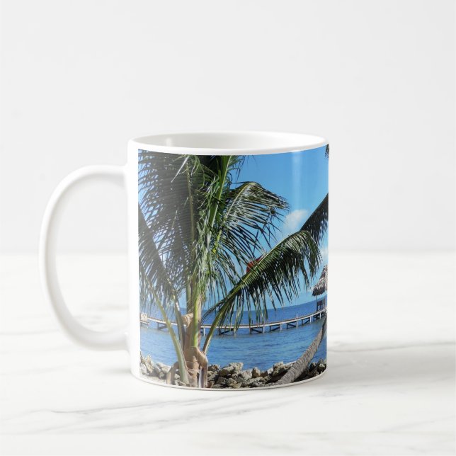 Mug Paumes et pilier à Belize (Gauche)