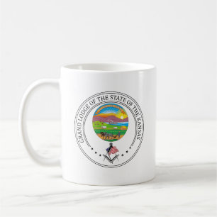 Mug Pavillon de franc-maçonnerie de l'Etat du Kansas