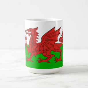 Mug pavillon du dragon du pays de galles