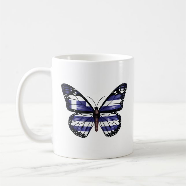 Mug Pavillon papillon Monarque de Grèce (Gauche)