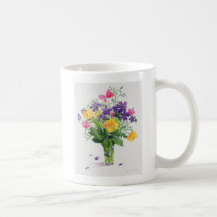 Mug Pavots et géraniums