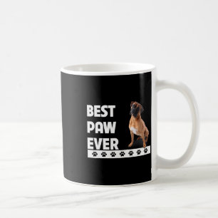 Mug Paw Ever Boxer Bulldog Papa Fêtes des pères Amoure