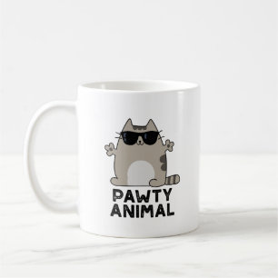 Mug Pawty Animal Funny Party Chat Pun