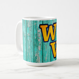 Mug Pays Ferme primitive en bois ancien Ouest Virginie