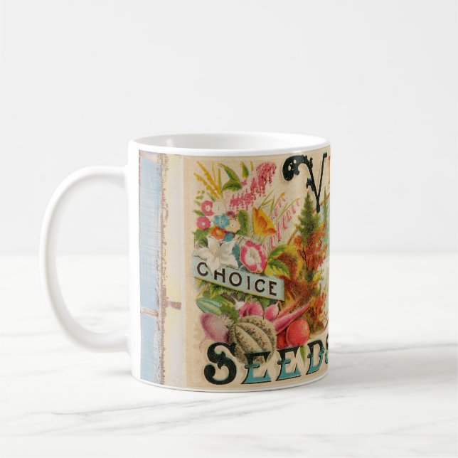 Mug Pays Shabby Victorian Organic Farmer Primitive (Gauche)