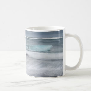 Mug Paysage agité avec de la glace, Islande