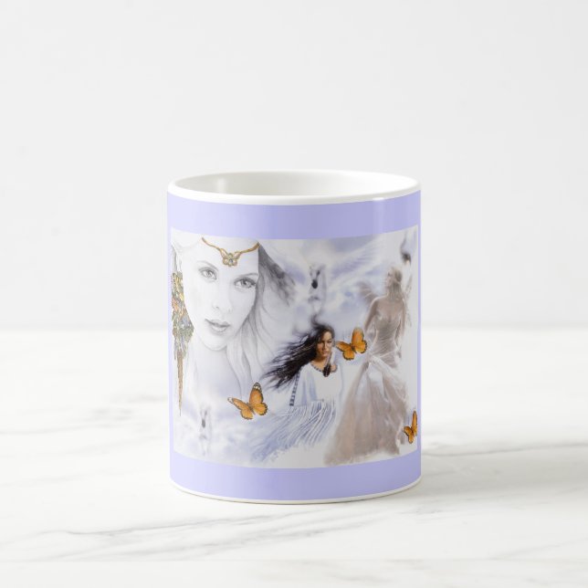 Mug Paysage Amérindienne Ange papillons (Centre)