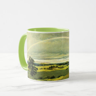 Mug Paysage avec arc-en-ciel, beaux-arts,