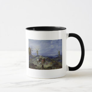 Mug Paysage avec deux moulins à vent, 1612